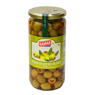 Damak Green Stuffed Olives