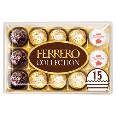 Ferrero Rocher Collection Boxed Chocolates 15pk