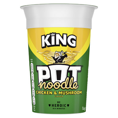 Pot Noodle King Chicken & Mushroom