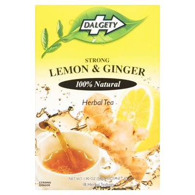 Dalgety Strong Lemon & Ginger 18 Herbal Teabags