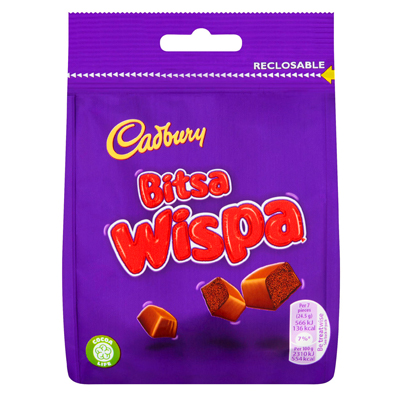 Cadbury Bitsa Wispa Chocolate Bag