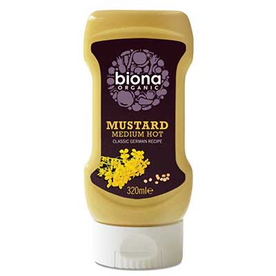 Biona Organic Mustard Medium Hot Classic German