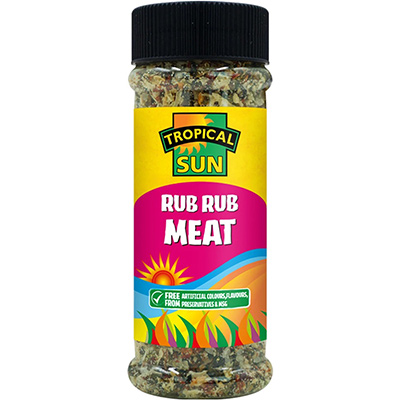 Tropical sun Rub Rub meat