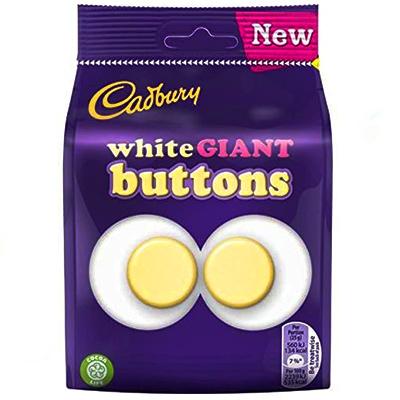 Cadbury White Giant Buttons Chocolate Bag