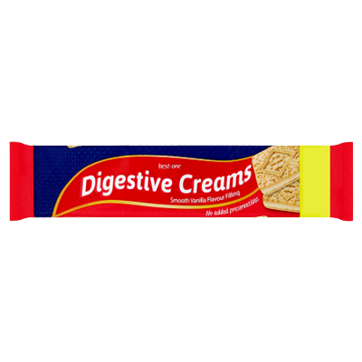 Best-one Digestive Creams Smooth Vanilla Flavour Filling