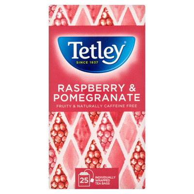 Tetley Raspberry & Pomegrante Green Tea Bags