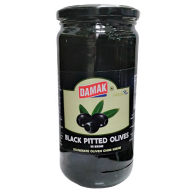 Damak Black Pitted Olives