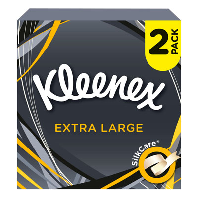 Kleenex Mansize Compact Tissues 2 Pack