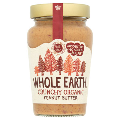 Whole Earth Crunchy Organic Peanut Butter