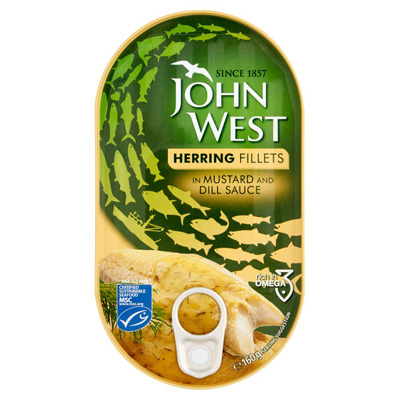 John West Herring Fillets In Mustard