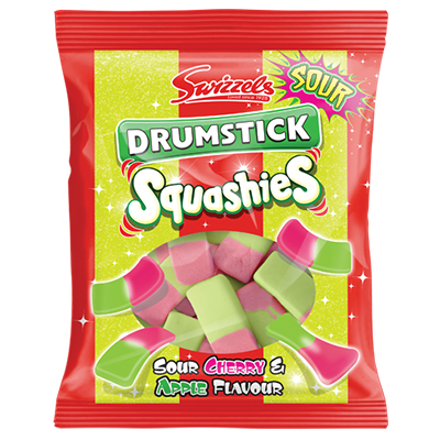 Swizzels Drumstick Squashies Sour Cherry And Apple