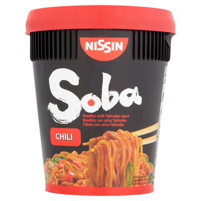 Nissin Soba Chili Noodles With Yakisoba Sauce