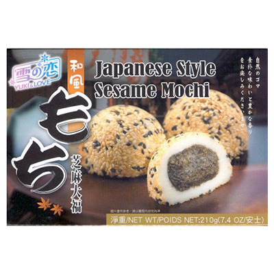 Japanese Style Sesame Mochi Cake