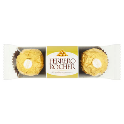 Ferrero Rocher Chocolate Pralines Treat Pack 3 Pieces