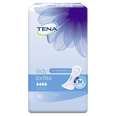 Tena Lady Extra Pads 10