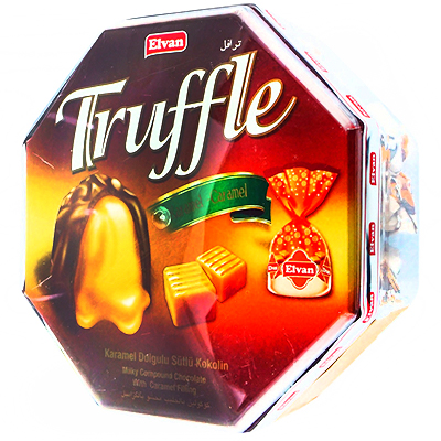 Elvan truffle chocolate with caramel