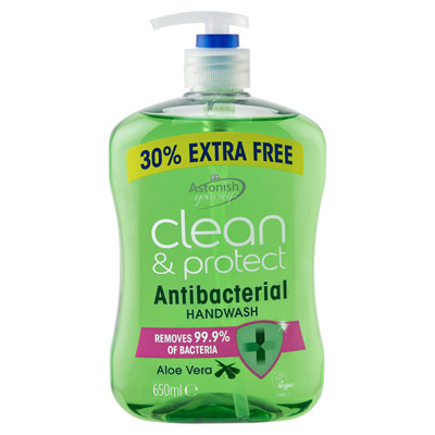 Astonish Clean & Protect Aloe Vera Antibacterial Handwash