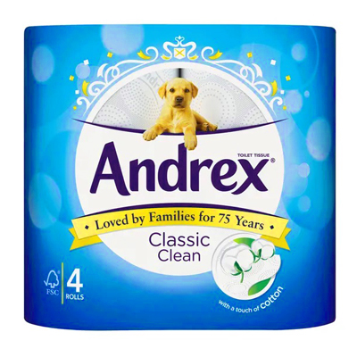 Andrex Classic Clean 4Pk