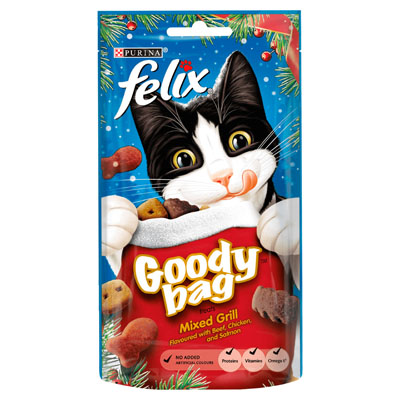 Felix Goody Bag Cat Treats Mixed Grill