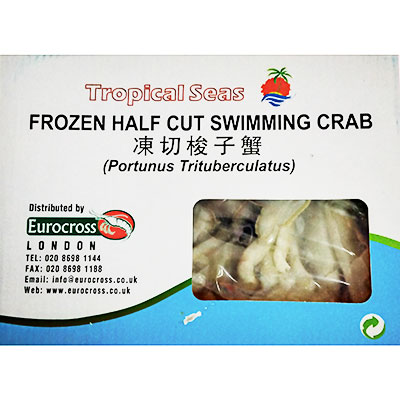 Tropical Seas Frozen Half Cut Swimming Crab