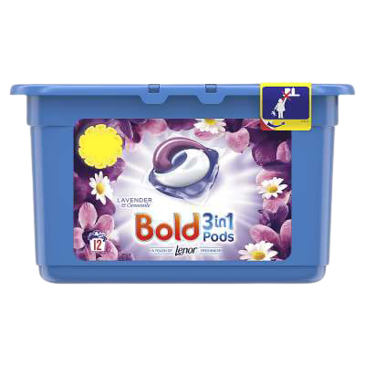 Bold 2 in 1 Washing Capsules Lavender & Camomile 12 Washes