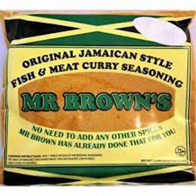 Mr Browns Original Jamaican Fish & Meat Curry Powder Seasoning