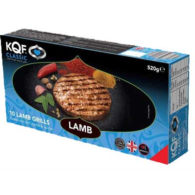 Kqf Chunky Lamb Burgers 10x