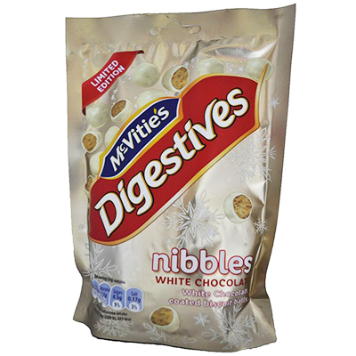 McVities Digestives Nibbles - White Chocolate