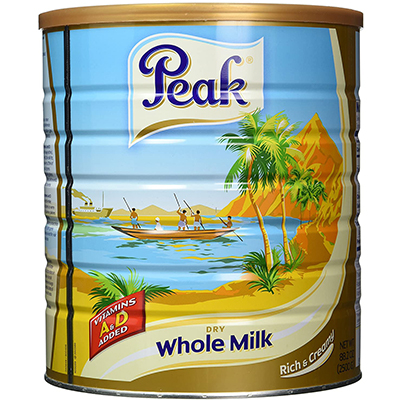 Peak dry whole milk