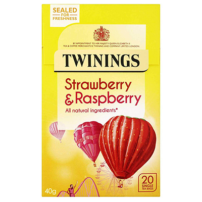 Twinings strawberry & raspberry 20pcs