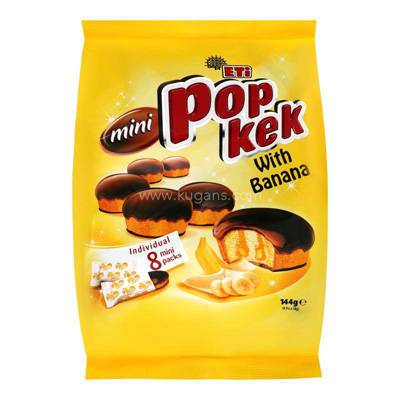 Eti Pop Kek With Banana 8 Mini Pack