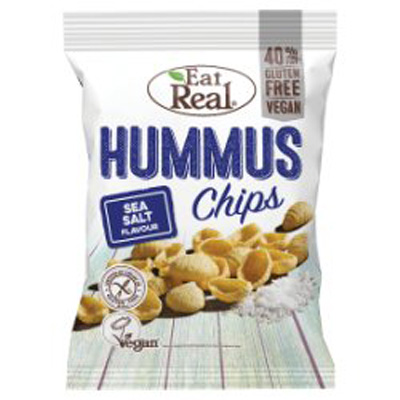 Eat Real Hummus Chips Sea Salt Flavour