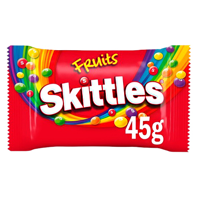 Skittles Fruits Sweets Price Marked Bag