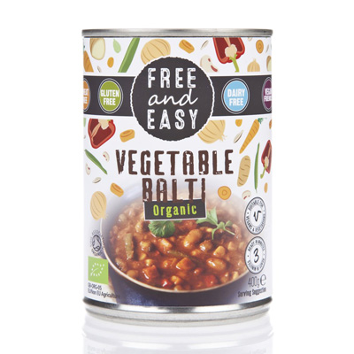 Free And Easy Vegetable Balti Organic