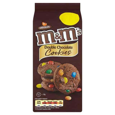 M&ms Double Chocolate Cookies