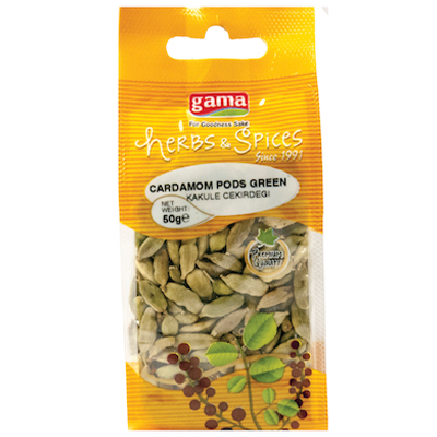 Gama Cardamom Pods Green