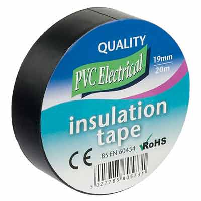 Insulation Tape Black 19mm X 20mm