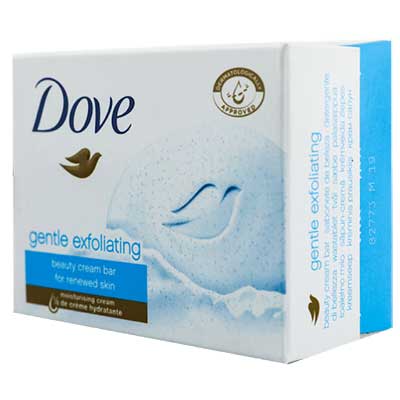 Dove Beauty Cream Bar Soap Gentle Exfoliating