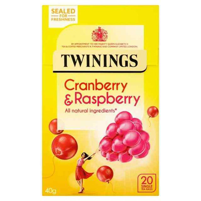 Twinings Cranberry&Raspberry 20 Teabags