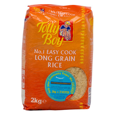 Tolly Boy Easy Cook Long Grain Rice