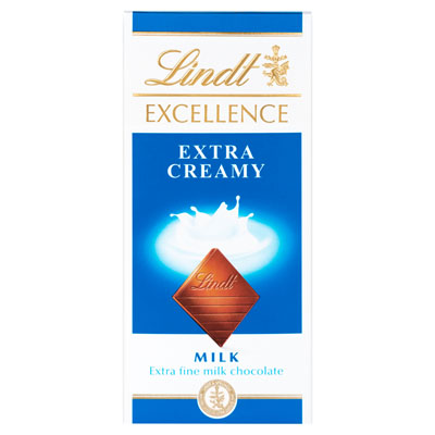 Lindt Excellence Milk Extra Creamy Chocolate Bar