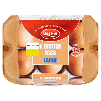 Bestin 6 British Eggs Large