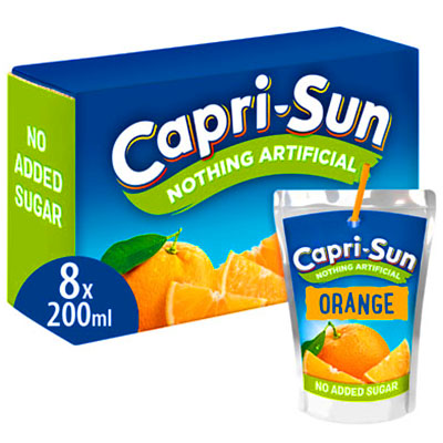 Capri-sun No Added Sugar Orange