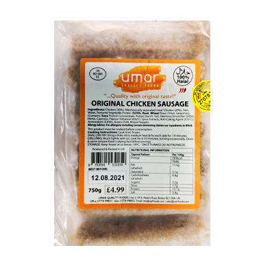 Umar original chicken sausage