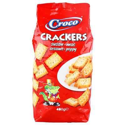 Croco Crackers With Sesame