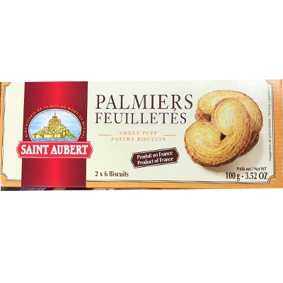 Saint aubert sweets puff pastry biscuit