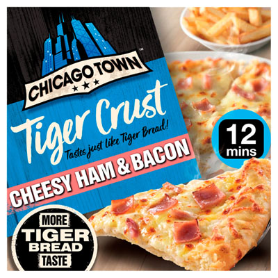 Chicago Town Tiger Crust Cheesy Ham & Bacon Pizza