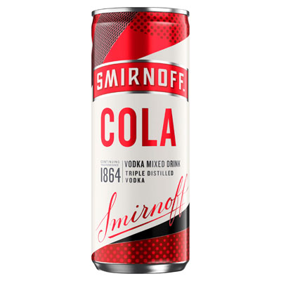 Smirnoff Red Label Vodka And Cola