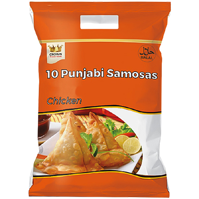 Crown 10 Chicken Punjabi Samosas