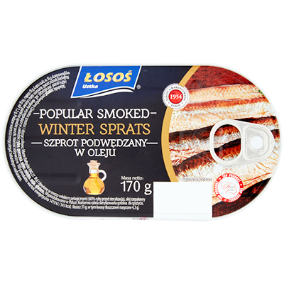 Smoked Winter Sprats in Oil Losos